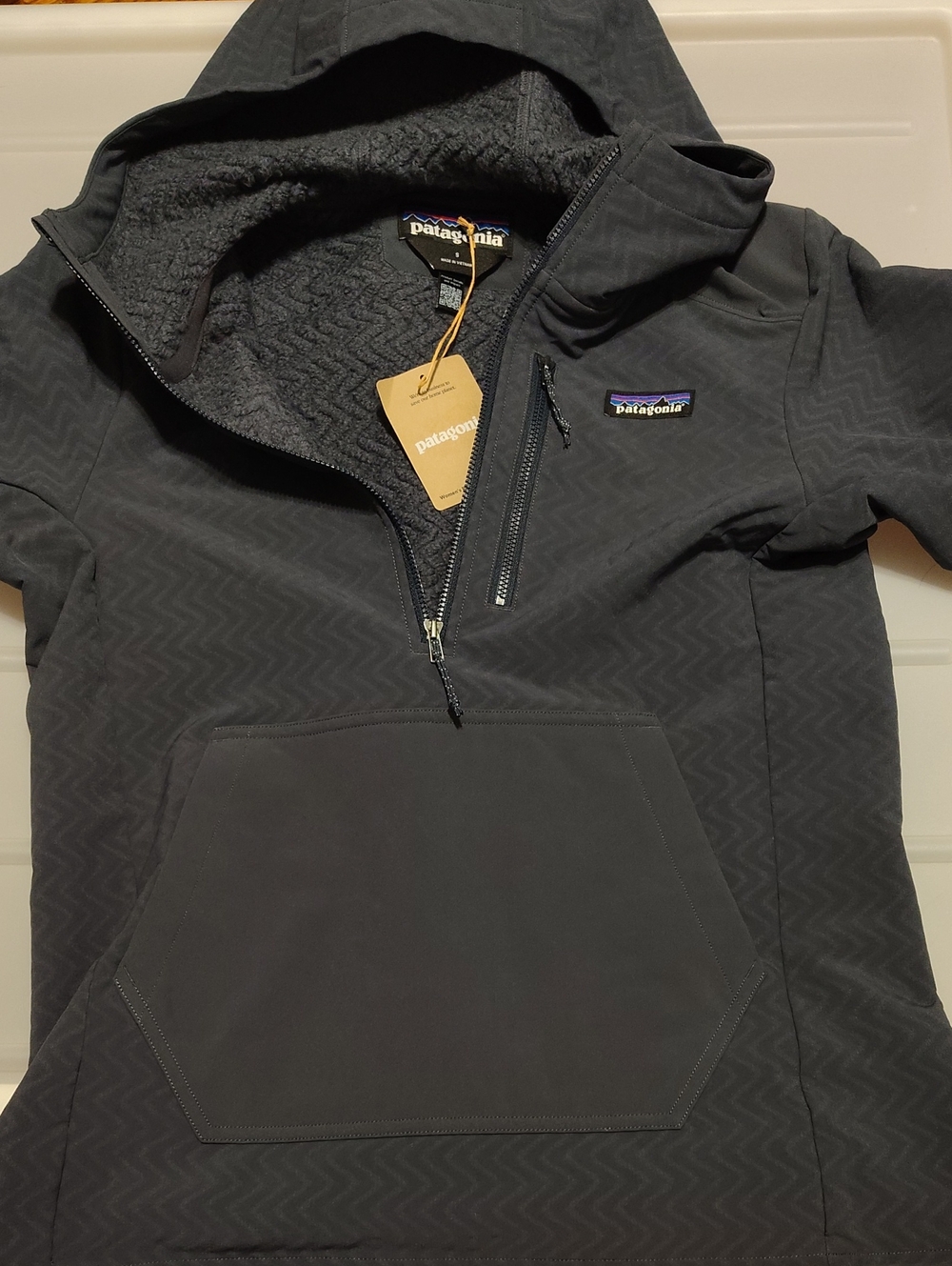 New Patagonia R2 Cross Strata Pullover Jacket Sweater Fleece Weather Resistant